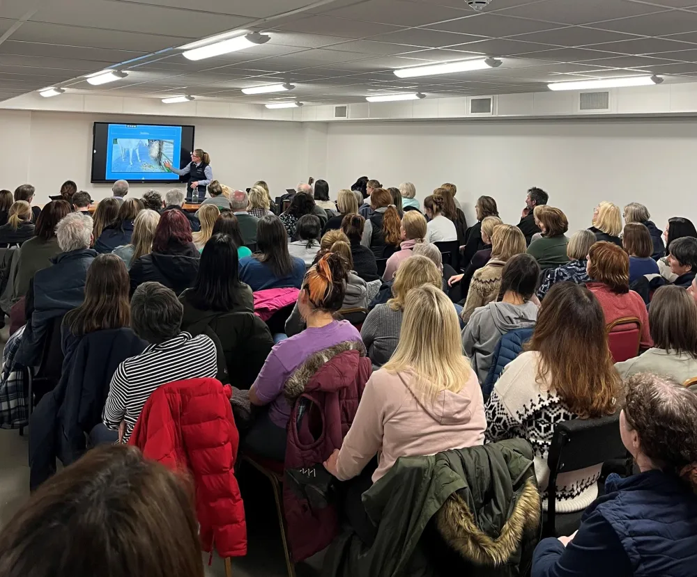 A talk in the Deeside Function Room